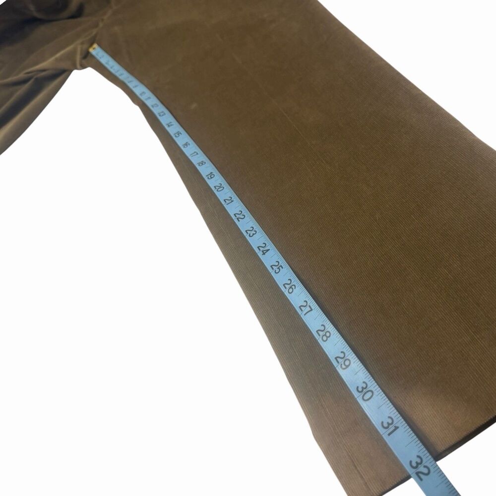 Lauren Ralph Lauren Corduroy Straight Leg Pants Textured Classic 40x32 Brown - Picture 8 of 10